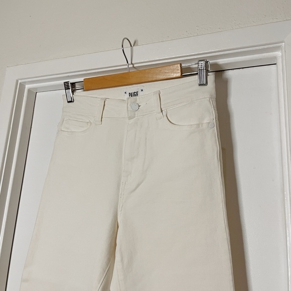 PAIGE Women's Hoxton High Rise Straight Leg Ankle Jean size 27 bridal - Picture 5 of 10